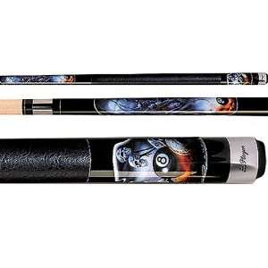  Players Artistic Flame Graphic Pool Cue (D FLR6): Sports 