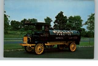 Maplewood NJ Old Oil Truck Auto Postcard  