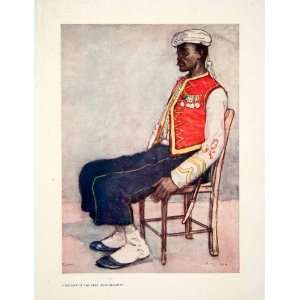   Jamaica Indigenous People   Original Color Print