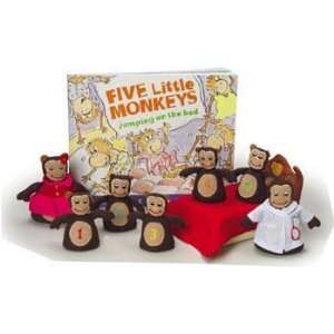  Monkeys Jumping On the Bed Props & Book Toys & Games