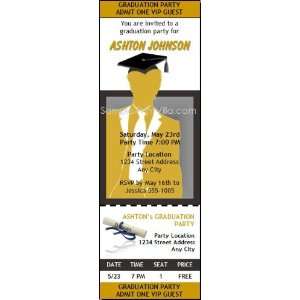 The Graduation Party Ticket Invitation: Health & Personal 