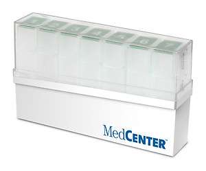 MedCenter Travel Kit 7 Day Daily Pill Organizer / Storage Container 