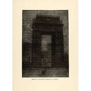 1904 Print Gateway Ptolemy Euergetes Karnak Ancient Egypt Bab elAdbn 