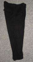   CHARLOTTE RUSSE Juniors Black Cropped Capri Cargo Pants Size 5 30X26