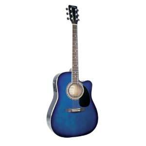 Johnson JG 620 CEBL 620 Player Series Cutaway Acoustic Electric Guitar 