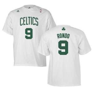  Rajon Rondo Boston Celtics Youth Adidas White Game Time 