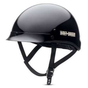 Harley Davidson® Mens Centerline Half Helmet. Removable Neck Curtain 