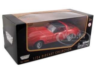   diecast model of 1979 Chevrolet Corvette Red die cast car by Motormax