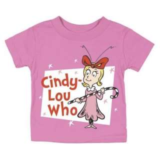 Cindy Lou The Grinch Dr. Seuss T Shirt 12, 18 & 24 Mo.  