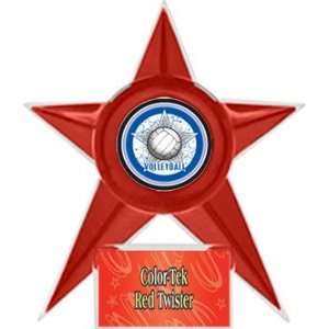  Volleyball Stellar Ice 7 Trophy RED STAR/RED TWISTER PLATE 