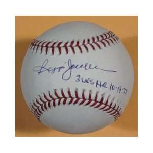  Signed Reggie Jackson Baseball   Official 3 WS HR: Sports 