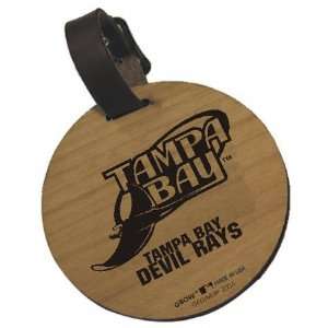  Tampa Bay Devil Rays Alder Wood Bag Tag: Sports & Outdoors