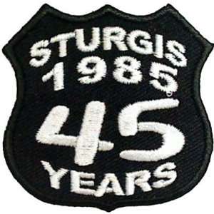  STURGIS BIKE WEEK Rally 1985 45 YEARS Biker Vest Patch 