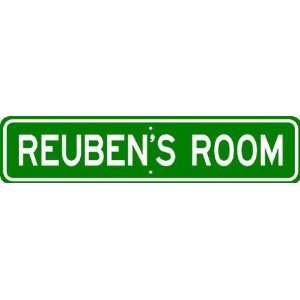  REUBEN ROOM SIGN   Personalized Gift Boy or Girl, Aluminum 