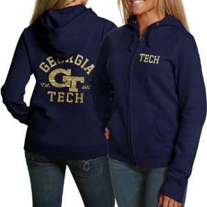  NCAA Georgia Tech Yellow Jackets Ladies Navy Blue Victoria 