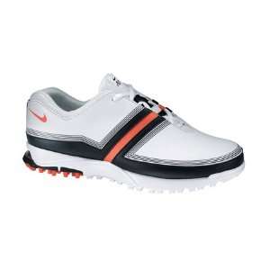 Nike Air Brassie Ladies Golf Shoes White/Alarm/Blk M 5  