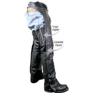  Best Seller Mens Premium Motorcycle Easy Fit Chaps with 