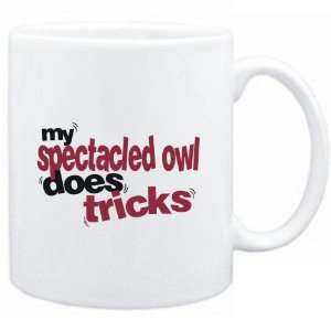  Mug White  My Spectacled Owl does tricks  Animals 