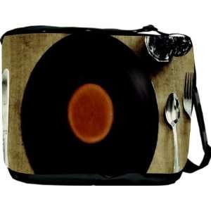  Rikki KnightTM Record LP Dinner Plate Messenger Bag   Book 