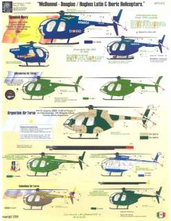   douglas hughes 500 cayuse latin helicopters company aztec decals stock