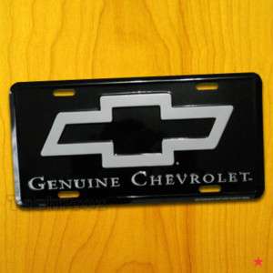Vintage Chevy License Plate Custom Tag Emblem Classic  