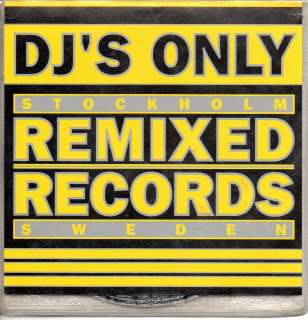   Remixed Records Sweden   DJs Only 99   10 Track Remix CD 1998  