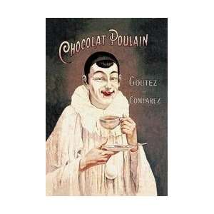  Chocolat Poulain Taste and Compare 28x42 Giclee on Canvas 