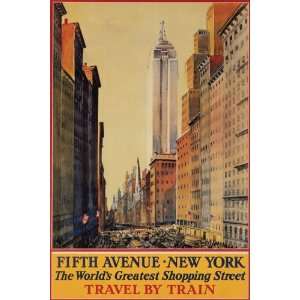  FIFTH AVENUE NEW YORK THE WORLDS GREATEST SHOPPING CENTER 