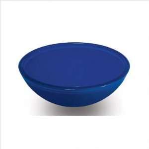  Vessel Sink with Tempered Glass Finish Navy Blue