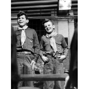  Boy Scouts Robert Kaufman and Skip Rowland Telling of 