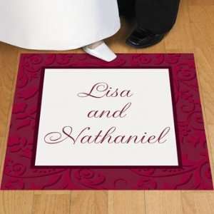 Personalized Red On Red Floor Cling   Party Decorations & Floor 