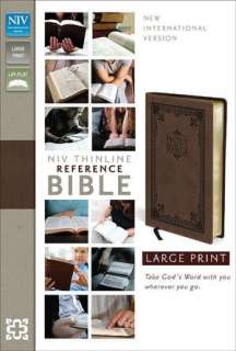    NIV Thinline Reference Bible, Large Print by Zondervan  Hardcover