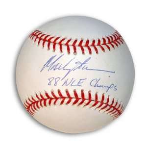  Mackey Sasser Autographed/Hand Signed Official MLB 