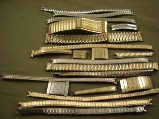   10k 12k 14k GOLD Fill Filled LADIES Vintage WATCH BANDS Scrap Recovery