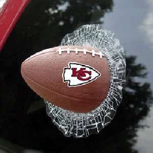  Kansas City Chiefs NFL Shatter Ball Window Decal: Sports 