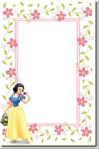Disney Party Invitation Snow White Personalized  