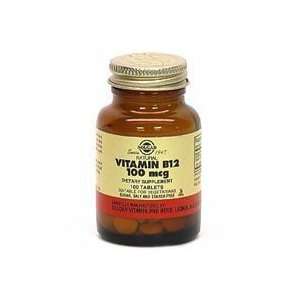 Solgar   Vitamin B12, 100 mcg, 100 tablets (12 Pack)