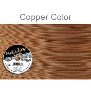  Soft Flex Metallics Beading Wire .014    100 ft. Copper 