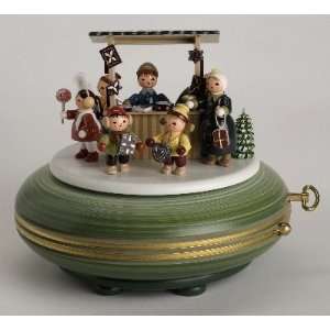  Large Music Box   Christmas market (6.3 inches) Sports 