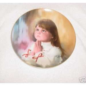 Christmas Prayer By Donald Zolan Collector Plate