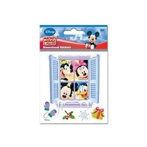   Stickers   Mickey & Friends Holiday Window Arts, Crafts & Sewing
