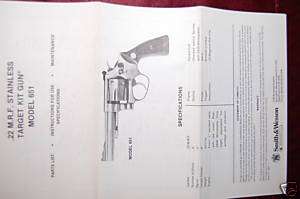 SMITH & WESSON MODEL 651 MANUAL  