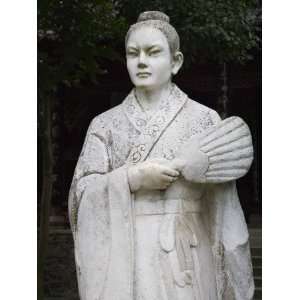  China, Hubei Province, Xiangfan, Statue of Zhuge Liang in 