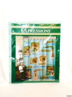 Expressions Bathroom Shower Curtain Chilly Days & Frosty Nights 70 x 