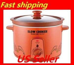 New Sunpentown Zisha Purple Clay Slow Cooker with Removable inner 5L 