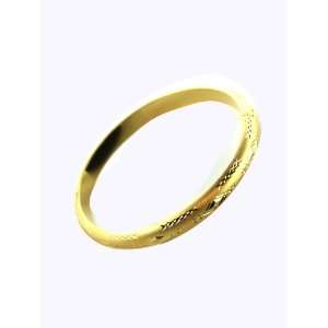  Gold Colored Snap On Sparkle Design Bracelet Jewelry