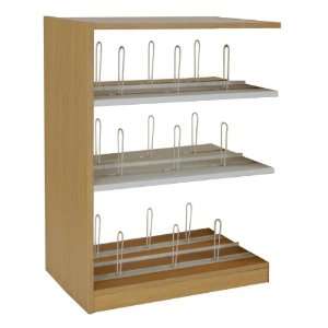   Book Shelving Adder Unit with Steel Shelves 42 H: Office Products
