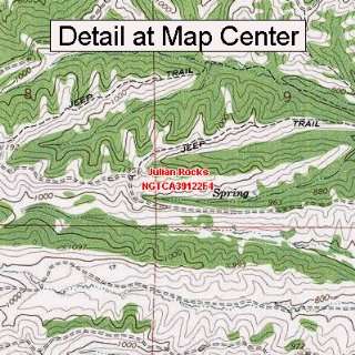   Map   Julian Rocks, California (Folded/Waterproof): Sports & Outdoors