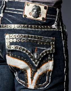 Laguna Beach Jeans Embroidered MAGNUM   WHITE 2G Crystals **SAMPLE 