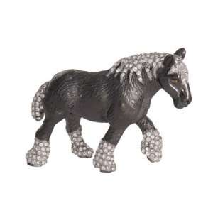    Annaleece Crystal Clydesdale Horse   Figurine